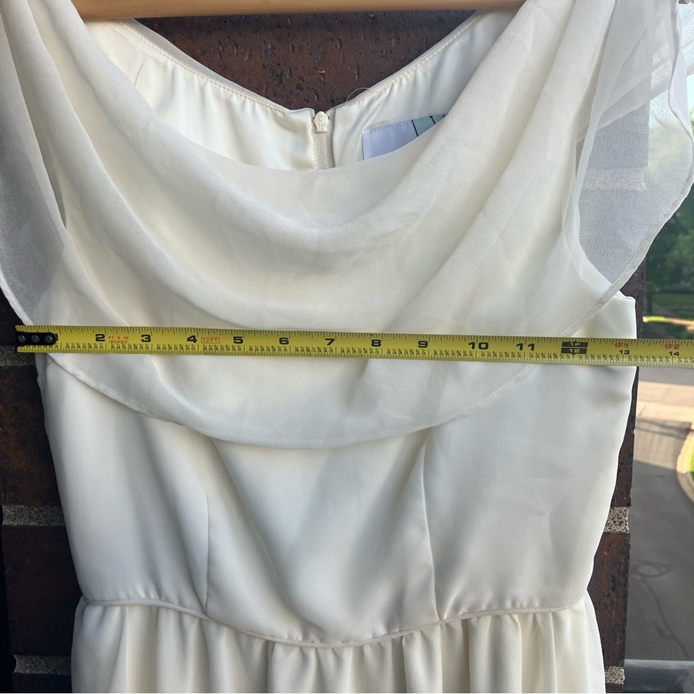 ModCloth Geode Cream Flowy Dress - Picture 4 of 4